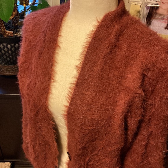 If it were me Anthro fuzzy button up cardigan size XS. - Picture 2 of 6